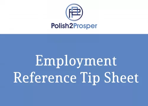 Employment Reference Tip Sheet