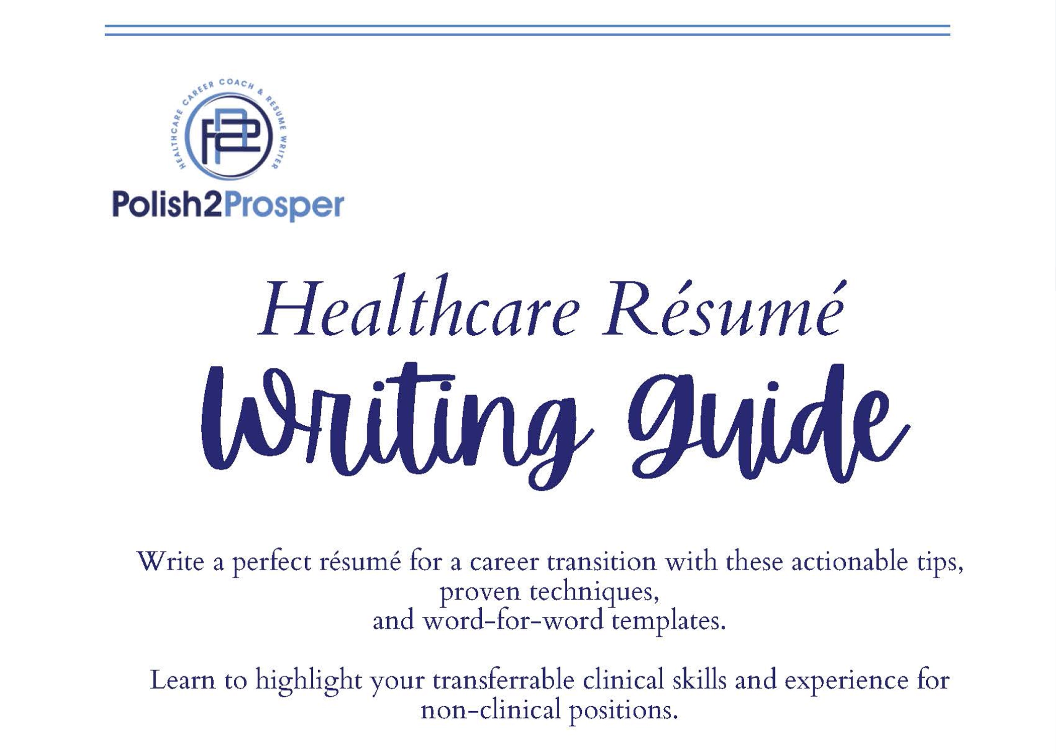 Healthcare Resume Writing Guide